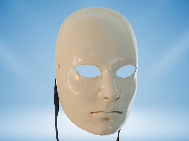 White full-face mask