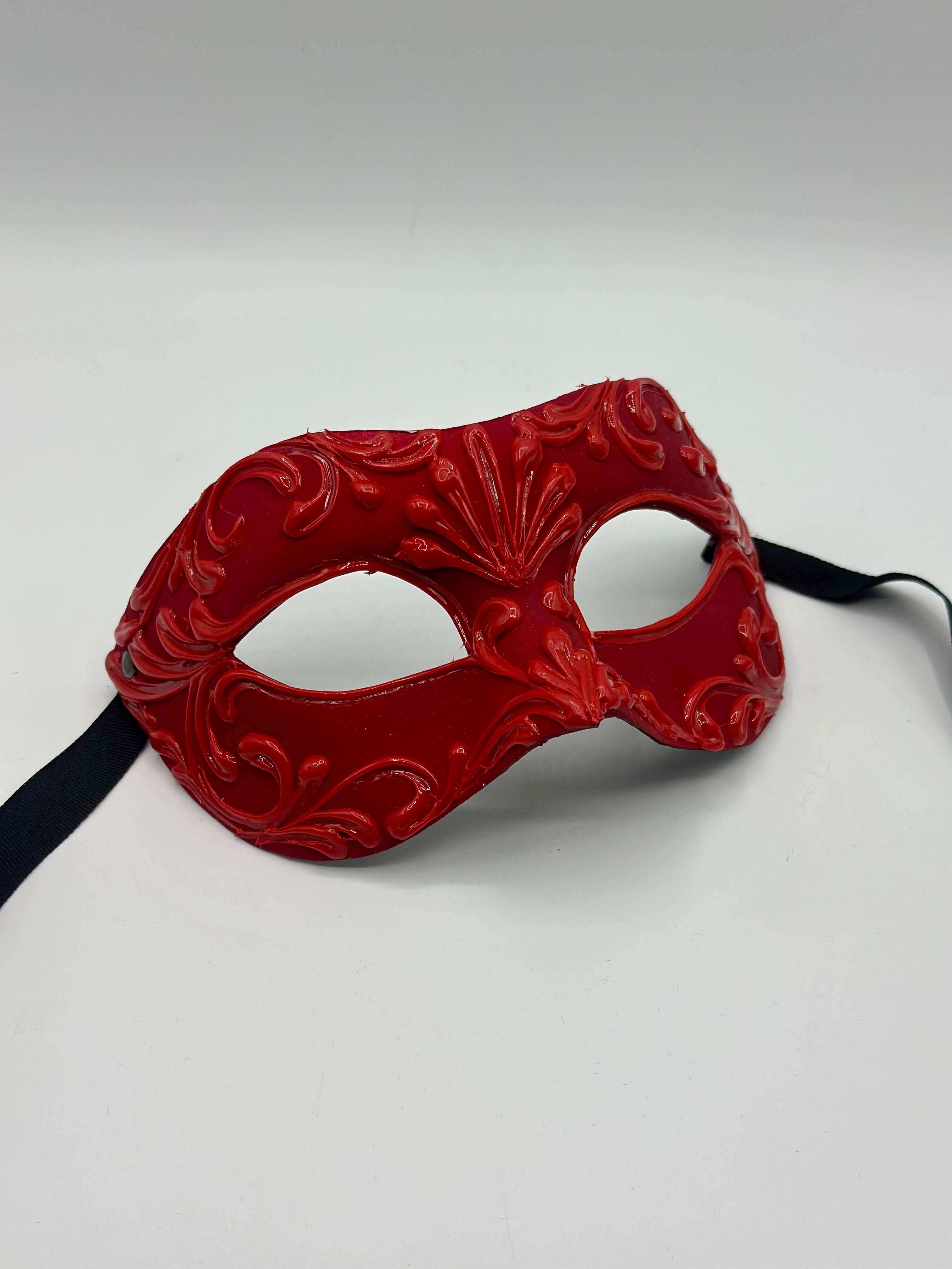 Venetian Couple Mask Set in red –  Duo Masks