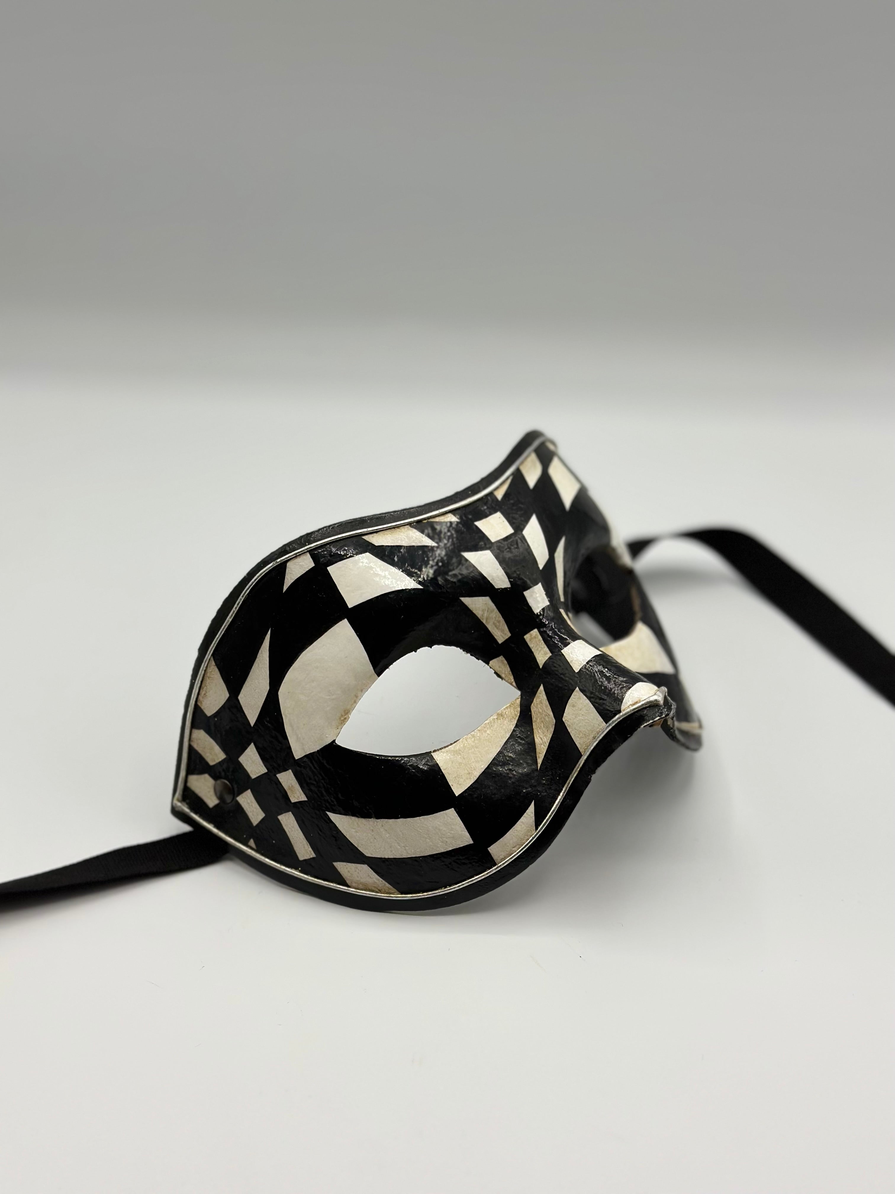Cirque du Soleil mask - Black and White Masquerade mask