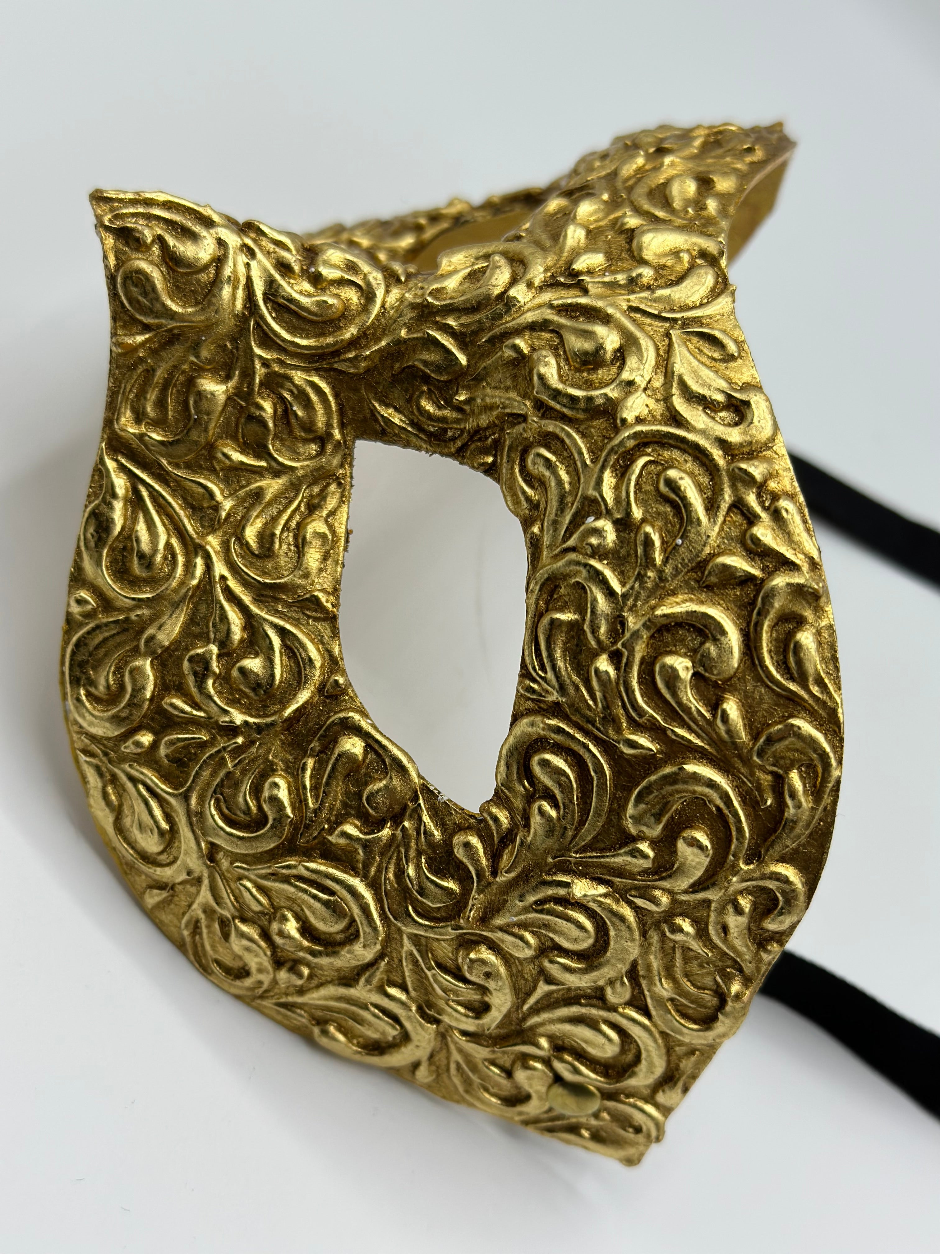 Luxury colombina mask in gold - Masquerade mask