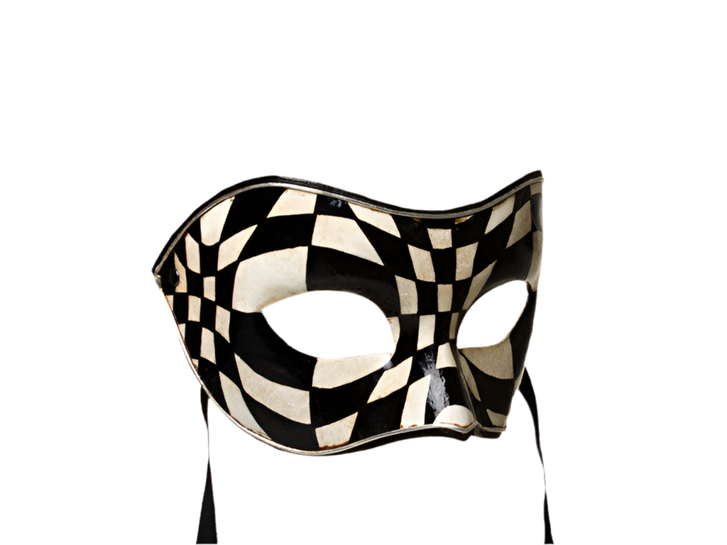 Cirque du Soleil mask - Black and White Masquerade mask