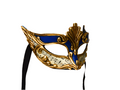 Masked ball mask in blue - Masquerade mask