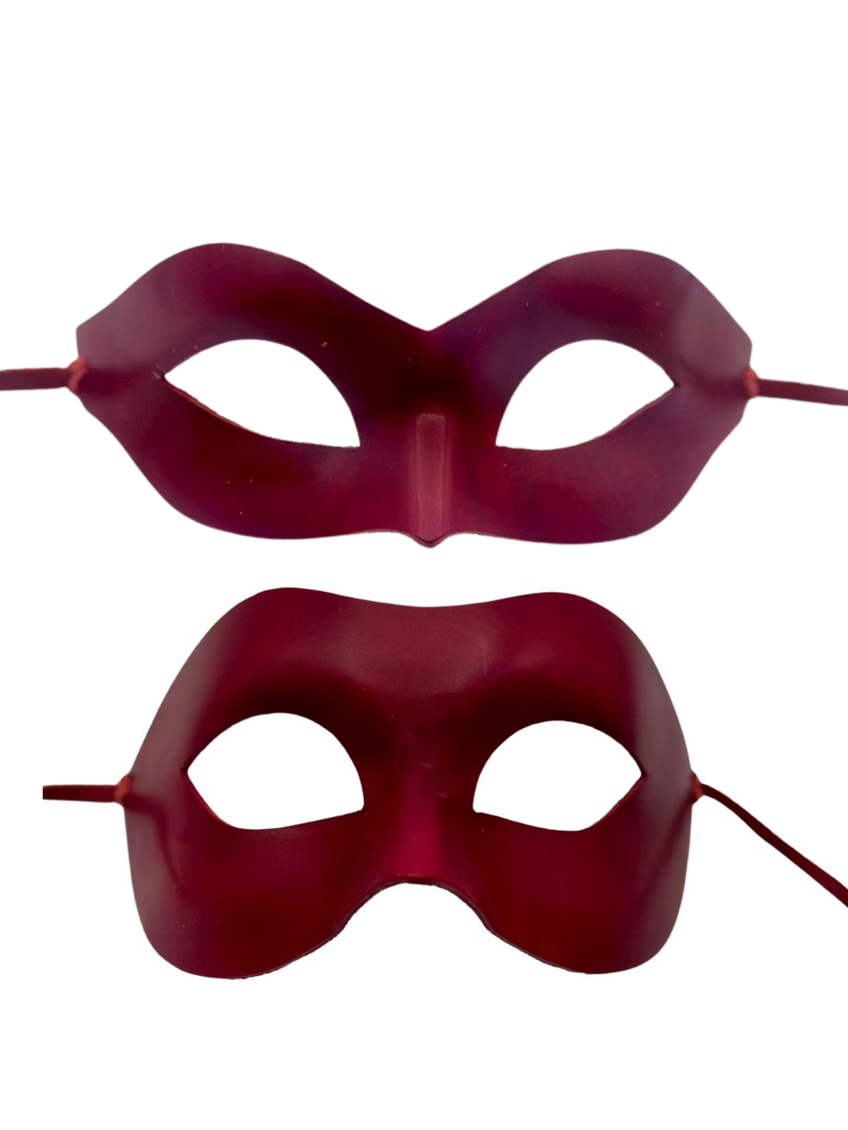 Red Leather Couple Mask Set