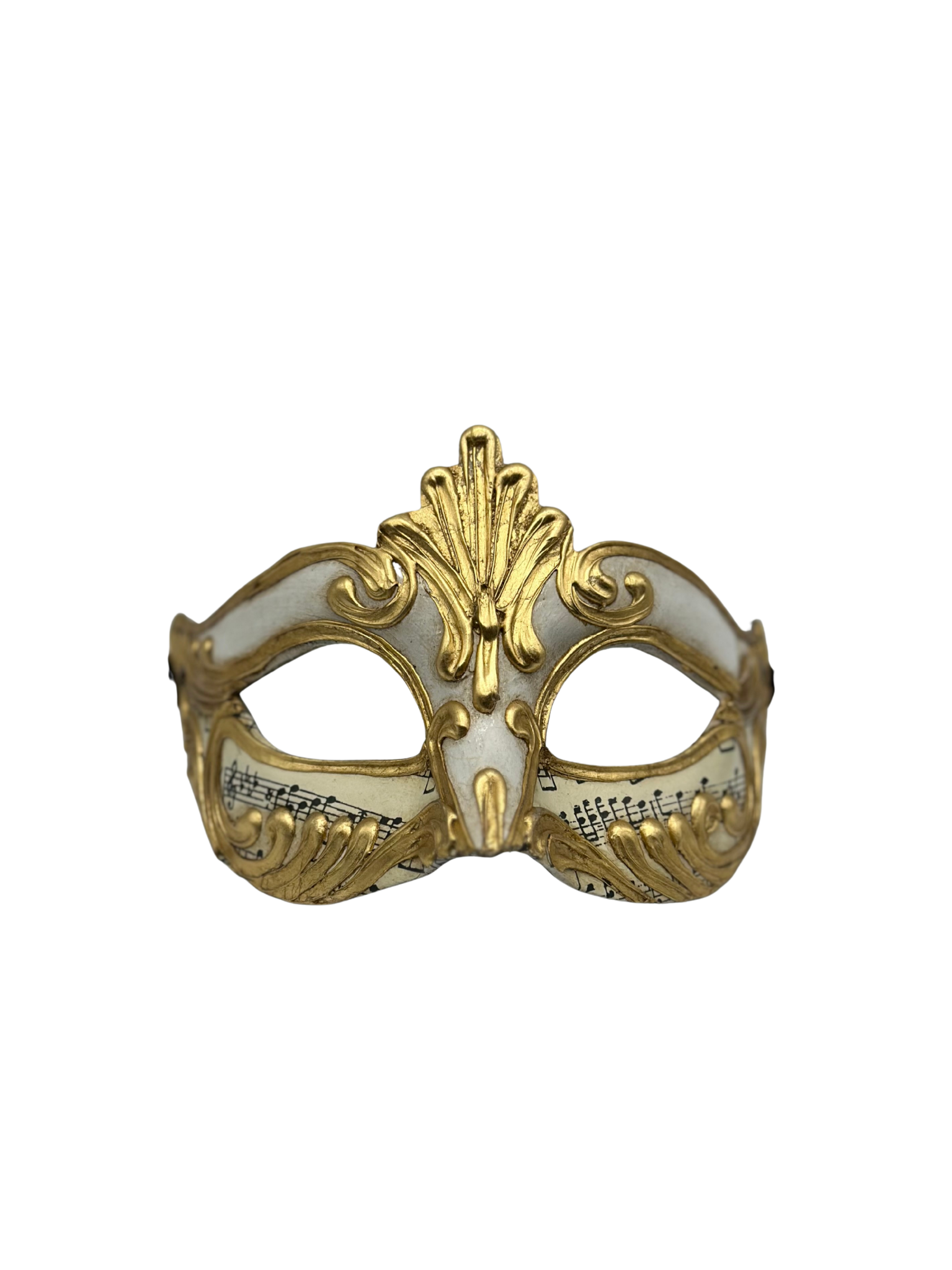 Masked ball mask in white