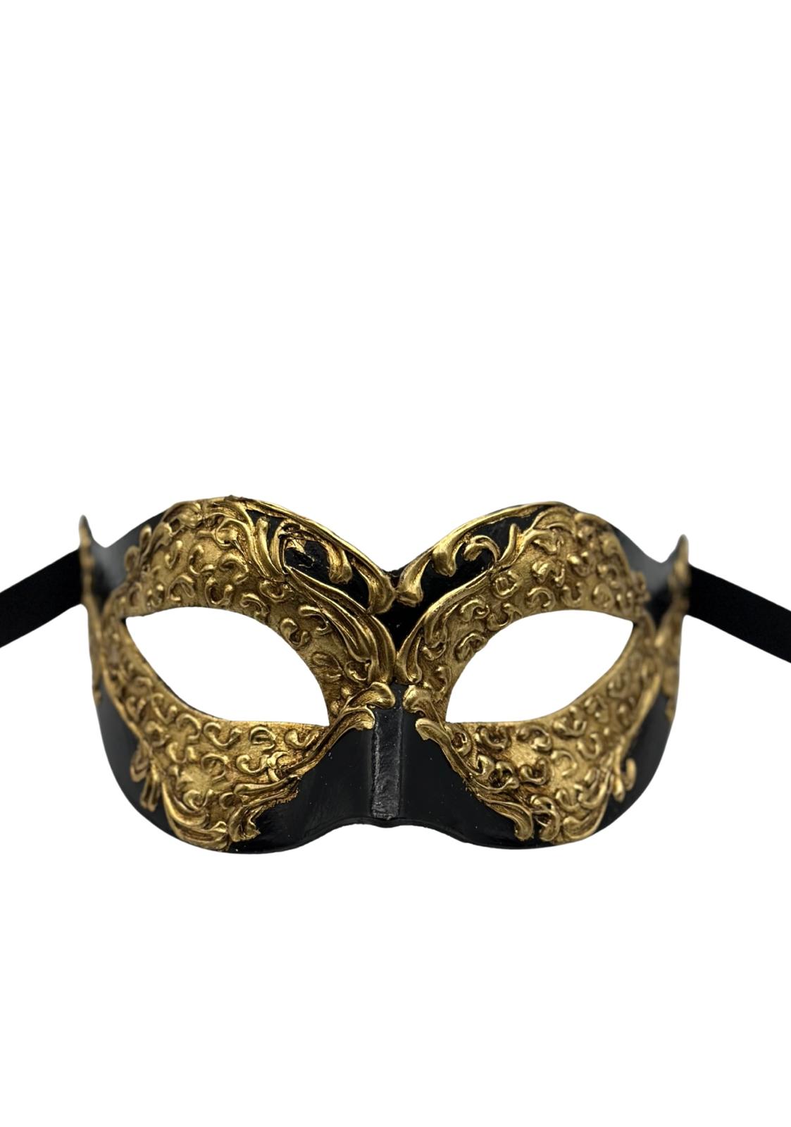 Black and Gold Masquerade Mask