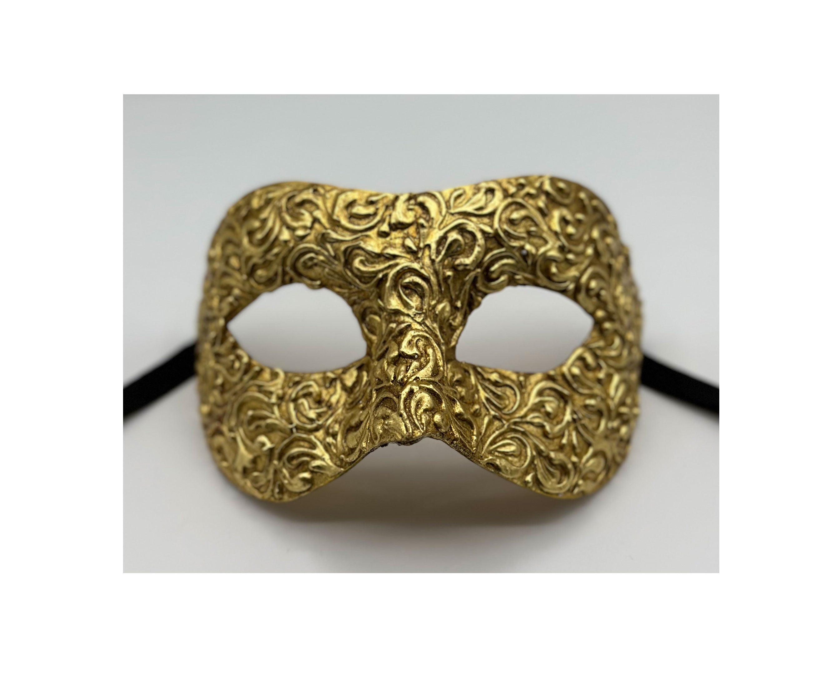 Gold Venetian Couple Mask Set