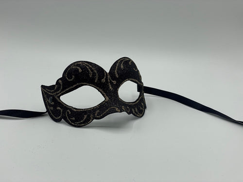Black mask glitter - Masquerade mask