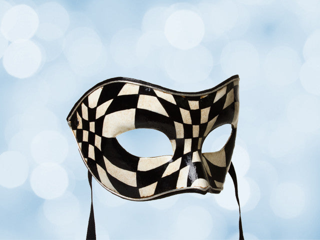 Cirque du Soleil mask - Black and White Masquerade mask