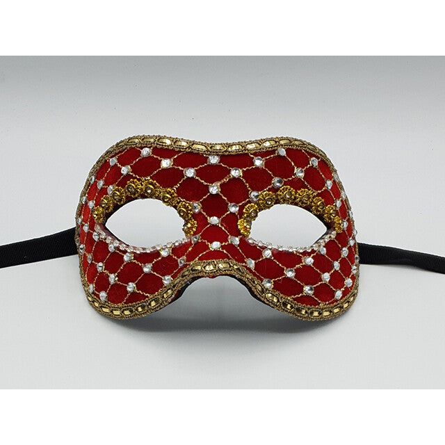 Masquerade ball mask in red
