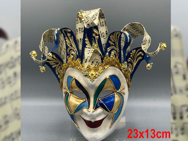 Mini blue Joker mask - Decoration mask