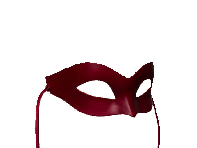 Red Leather Couple Mask Set