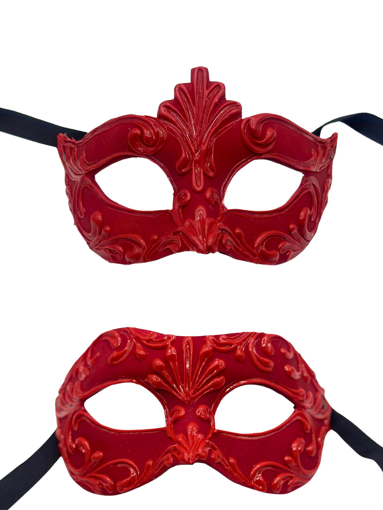 Venetian Couple Mask Set in red –  Duo Masks